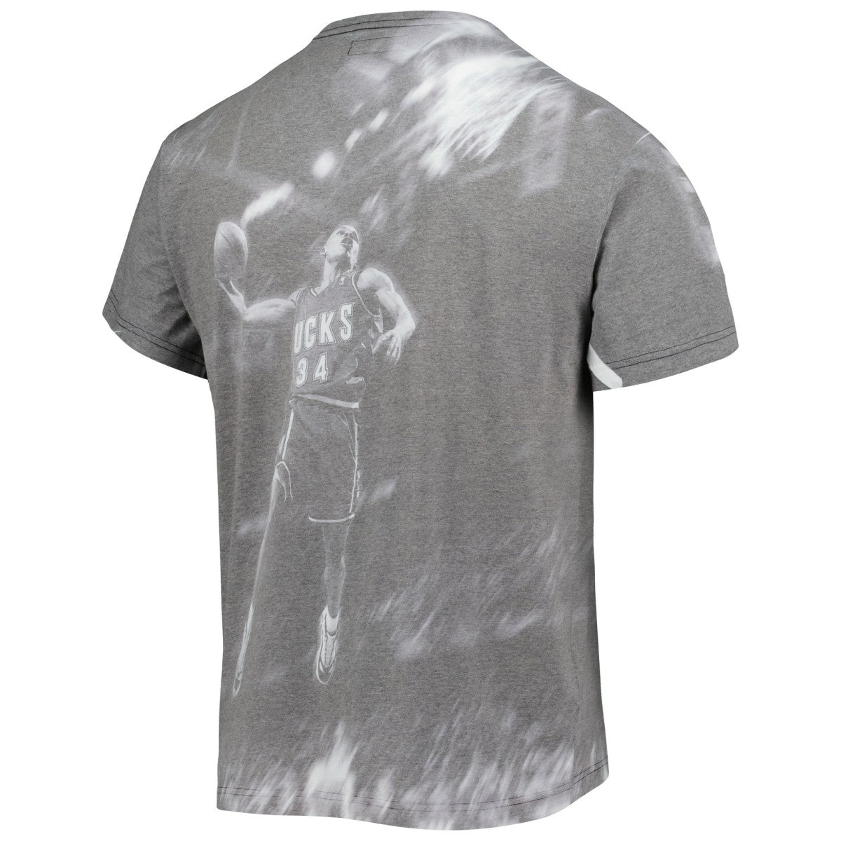 Mitchell & Ness Ray Allen Milwaukee Bucks Above The Rim T-Shirt Gray
