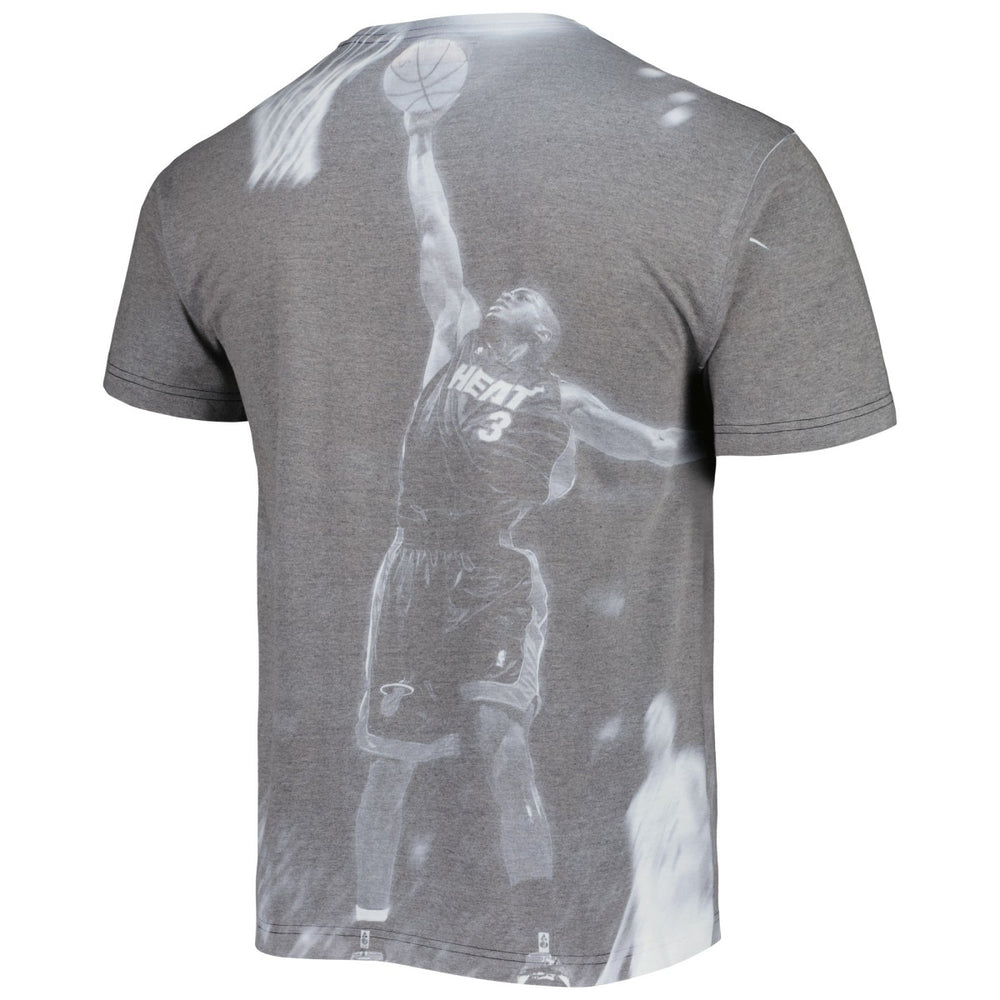 Mitchell & Ness Dwyane Wade Miami Heat Above The Rim T-Shirt Heather Gray