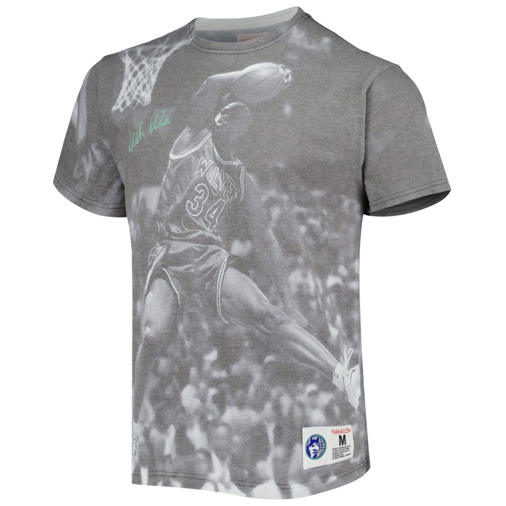 Mitchell & Ness Isaiah Rider Minnesota Timberwolves Above The Rim T-Shirt Gray
