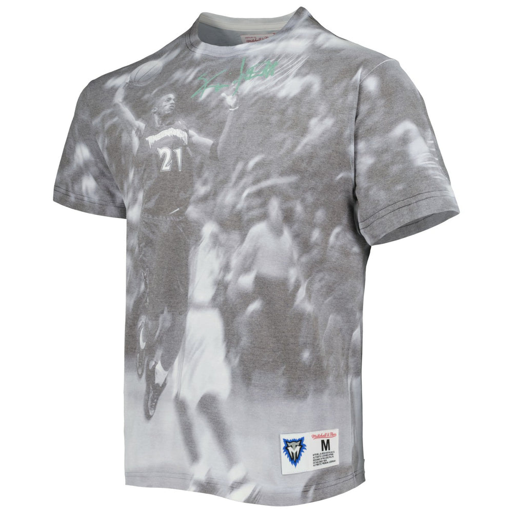 Mitchell & Ness Kevin Garnett Minnesota Timberwolves Above The Rim T-Shirt Heather Gray