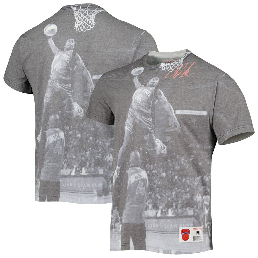 Mitchell & Ness Nate Robinson New York Knicks Above The Rim T-Shirt Gray