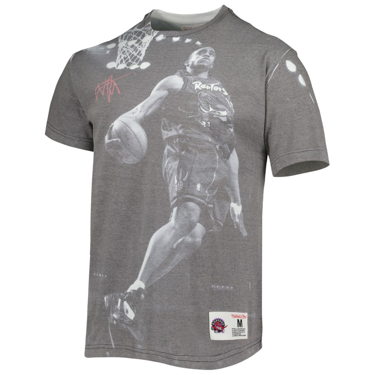 Mitchell & Ness Vince Carter Toronto Raptors Above The Rim T-Shirt Heather Gray