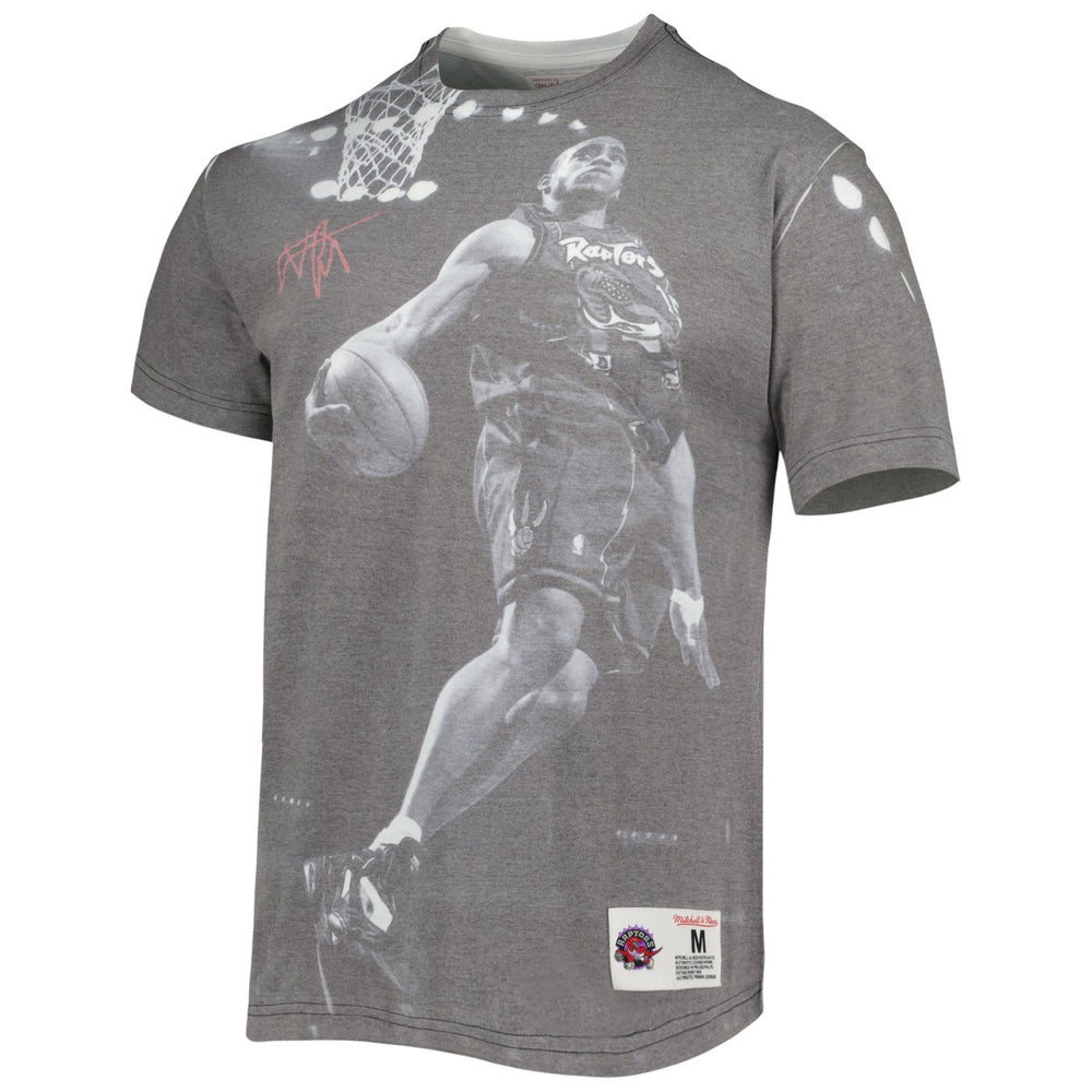 Mitchell & Ness Vince Carter Toronto Raptors Above The Rim T-Shirt Heather Gray