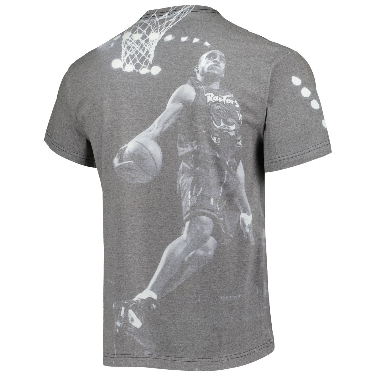 Mitchell & Ness Vince Carter Toronto Raptors Above The Rim T-Shirt Heather Gray