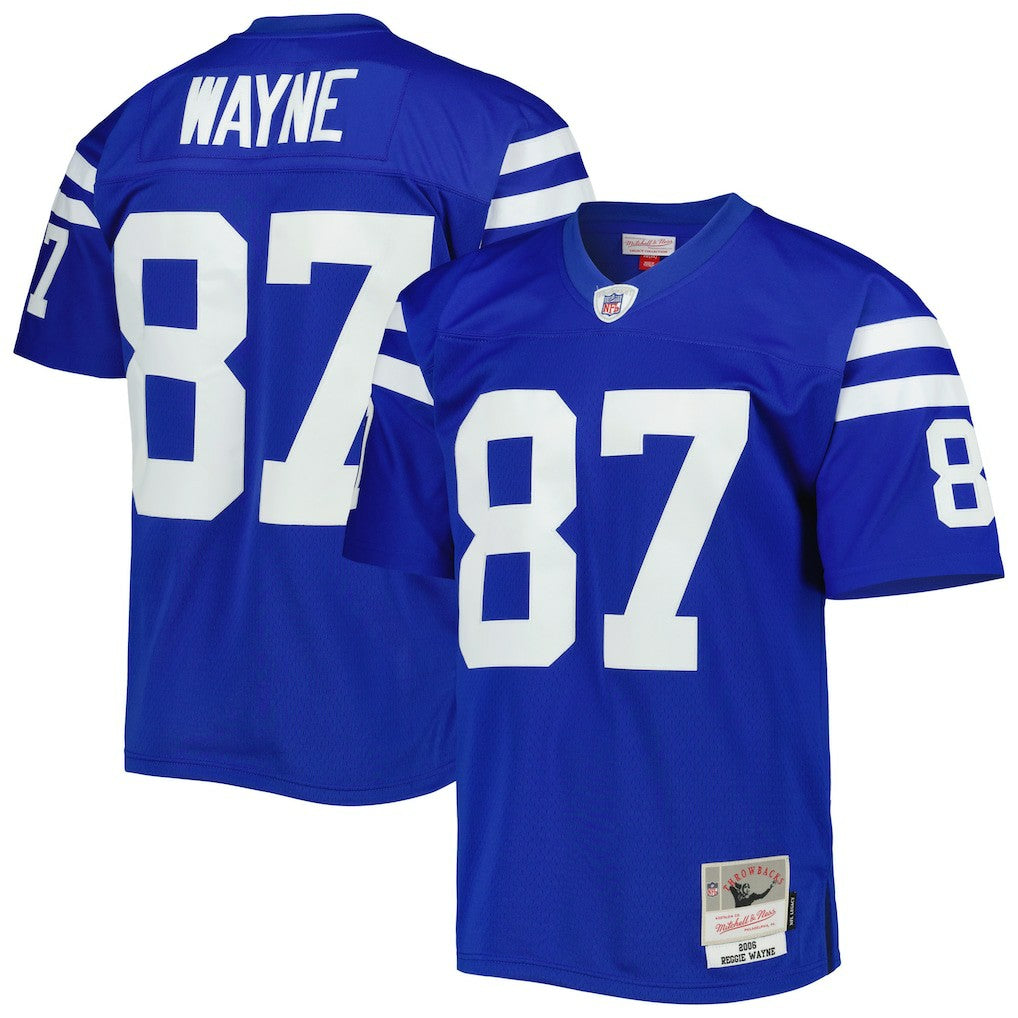 Reggie Wayne Indianapolis Colts Legacy Replica Jersey - Royal - Mitchell & Ness