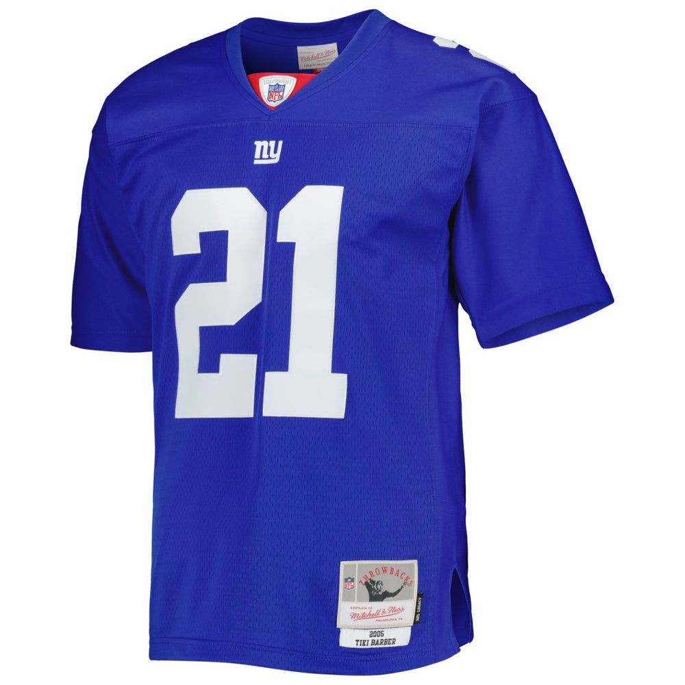 Tiki Barber New York Giants Legacy Replica Jersey - Royal - Mitchell & Ness