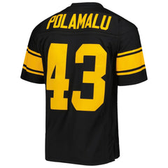 Troy Polamalu Pittsburgh Steelers Legacy Replica Jersey - Black - Mitchell & Ness