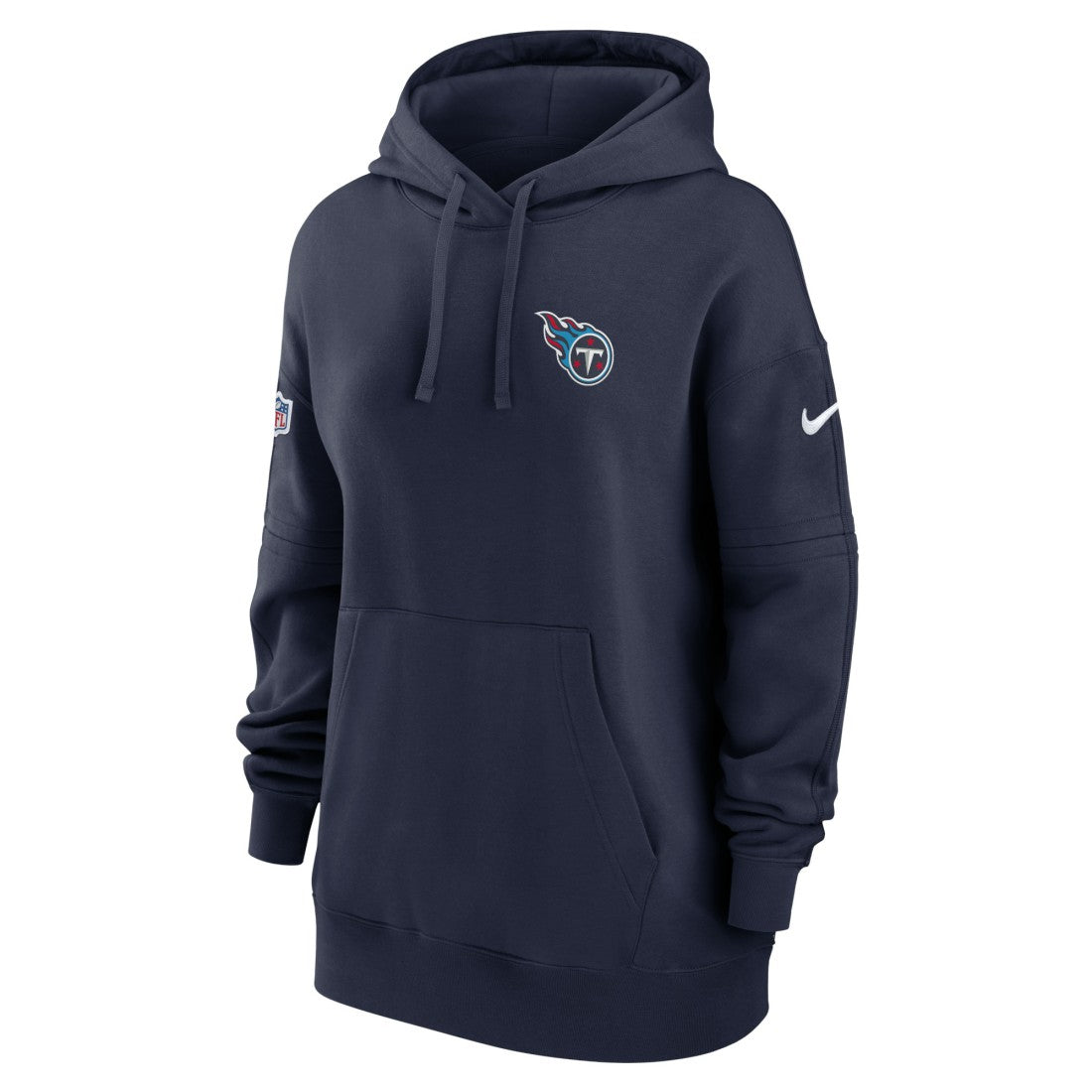 Tennessee Titans Women's 2023 Sideline Club Fleece Pullover Hoodie - Navy - Nike