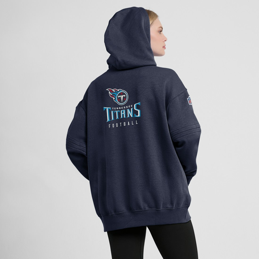 Tennessee Titans Women's 2023 Sideline Club Fleece Pullover Hoodie - Navy - Nike