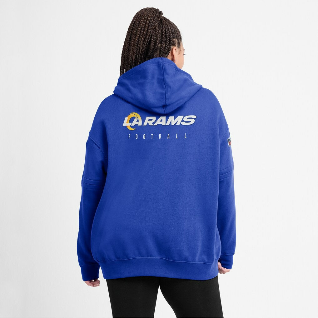 Los Angeles Rams Women's 2023 Sideline Club Fleece Pullover Hoodie - Royal - Nike