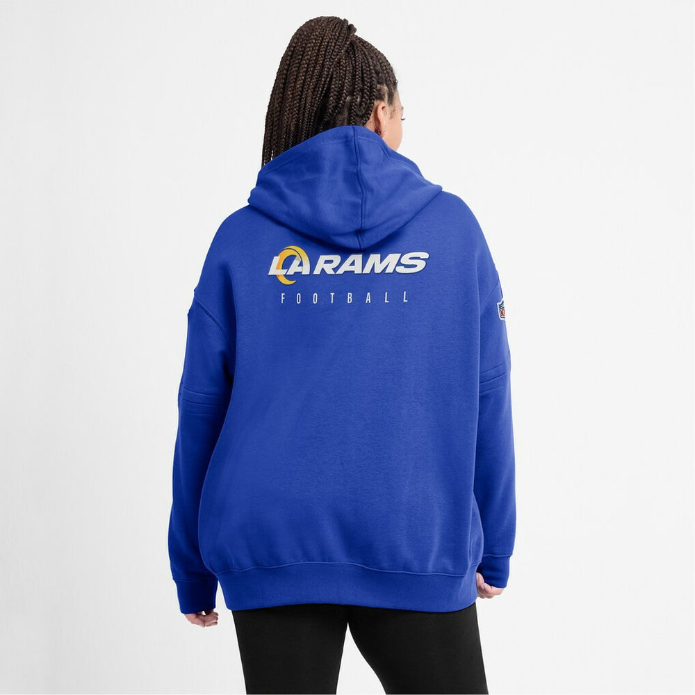 Los Angeles Rams Women's 2023 Sideline Club Fleece Pullover Hoodie - Royal - Nike