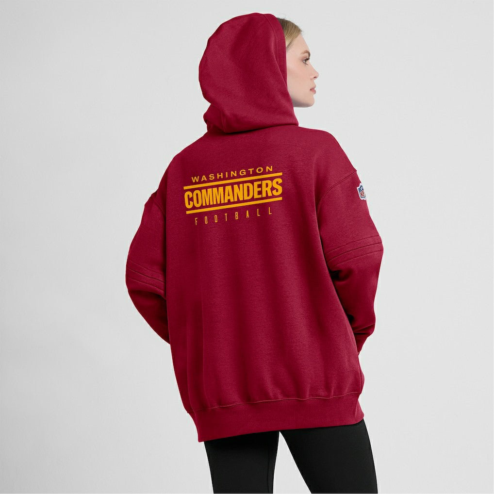 Washington Commanders Women's 2023 Sideline Club Fleece Pullover Hoodie - Burgundy - Nike