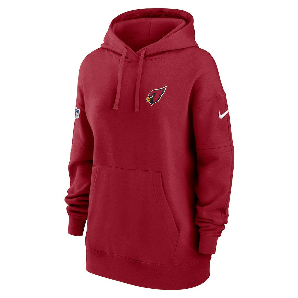 Arizona Cardinals Women's 2023 Sideline Club Fleece Pullover Hoodie - Cardinal - Nike