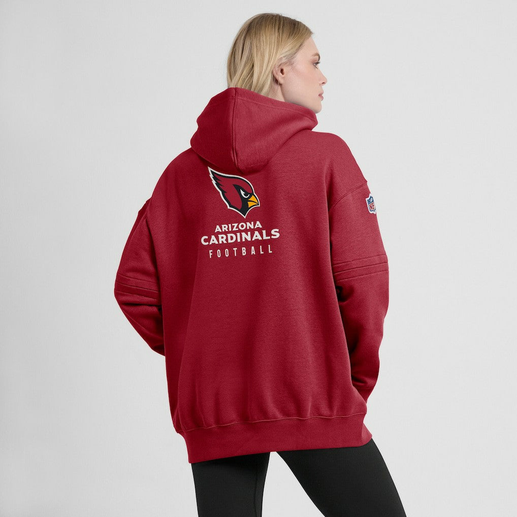 Arizona Cardinals Women's 2023 Sideline Club Fleece Pullover Hoodie - Cardinal - Nike