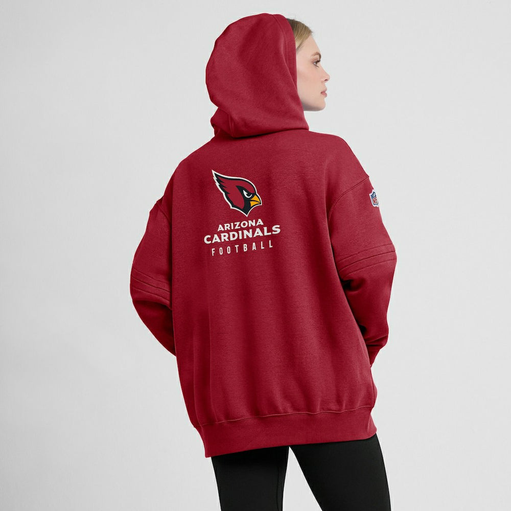 Arizona Cardinals Women's 2023 Sideline Club Fleece Pullover Hoodie - Cardinal - Nike