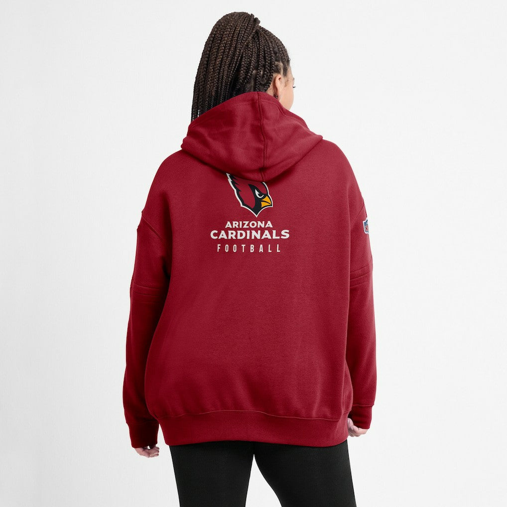 Arizona Cardinals Women's 2023 Sideline Club Fleece Pullover Hoodie - Cardinal - Nike