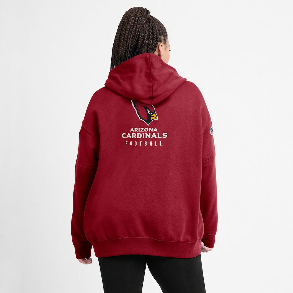 Arizona Cardinals Women's 2023 Sideline Club Fleece Pullover Hoodie - Cardinal - Nike
