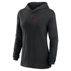 Arizona Cardinals Women's Sideline Performance Long Sleeve Hoodie T-Shirt - Black - Nike