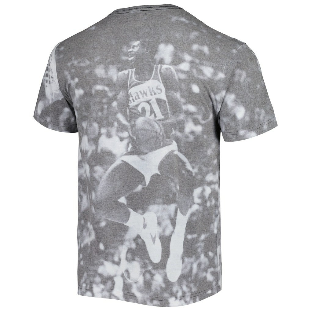 Mitchell & Ness Dominique Wilkins Atlanta Hawks Above The Rim T-Shirt Heather Gray