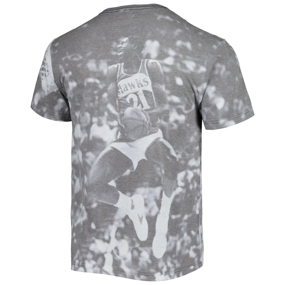 Mitchell & Ness Dominique Wilkins Atlanta Hawks Above The Rim T-Shirt Heather Gray