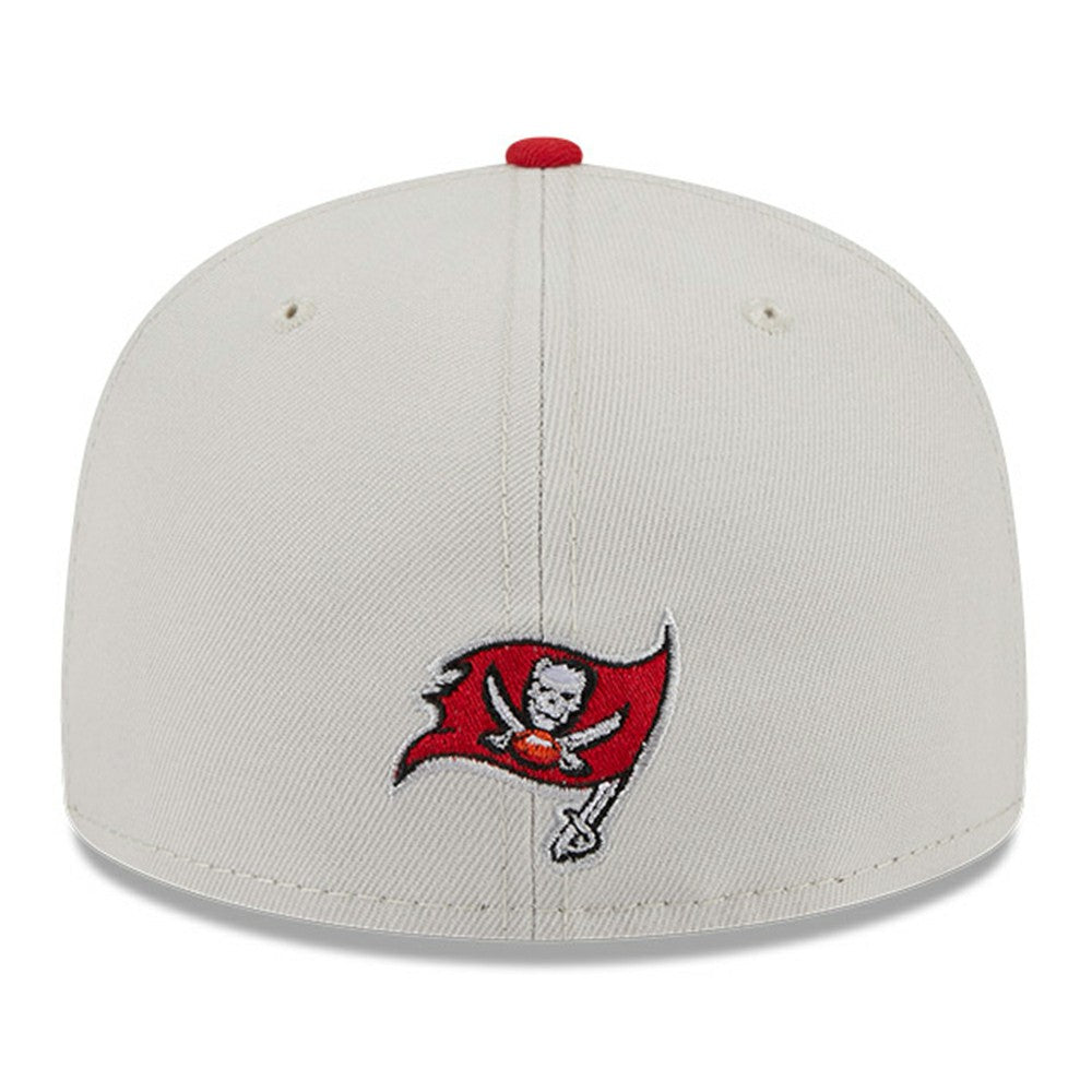 Tampa Bay Buccaneers New Era 2023 NFL Draft On Stage 59FIFTY Fitted Hat - Stone/Red - NFL