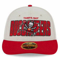 Tampa Bay Buccaneers New Era 2023 NFL Draft Low Profile 59FIFTY Fitted Hat - Stone/Red - NFL