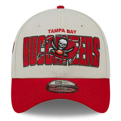 Tampa Bay Buccaneers New Era 2023 NFL Draft 39THIRTY Flex Hat - Stone/Red - NFL