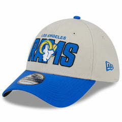 Los Angeles Rams New Era 2023 NFL Draft 39THIRTY Flex Hat - Stone/Royal - NFL