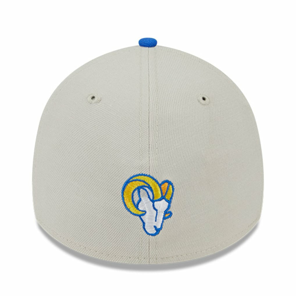Los Angeles Rams New Era 2023 NFL Draft 39THIRTY Flex Hat - Stone/Royal - NFL