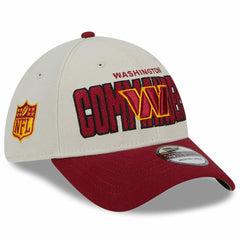 Washington Commanders New Era 2023 NFL Draft 39THIRTY Flex Hat - Stone/Burgundy - NFL