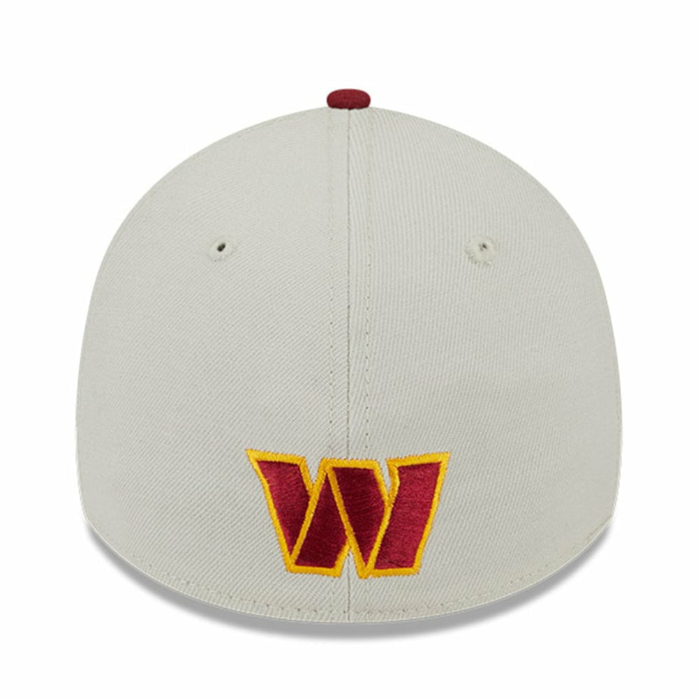 Washington Commanders New Era 2023 NFL Draft 39THIRTY Flex Hat - Stone/Burgundy - NFL