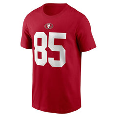 George Kittle San Francisco 49ers Player Name & Number T-Shirt - Scarlet - Nike