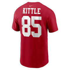 George Kittle San Francisco 49ers Player Name & Number T-Shirt - Scarlet - Nike