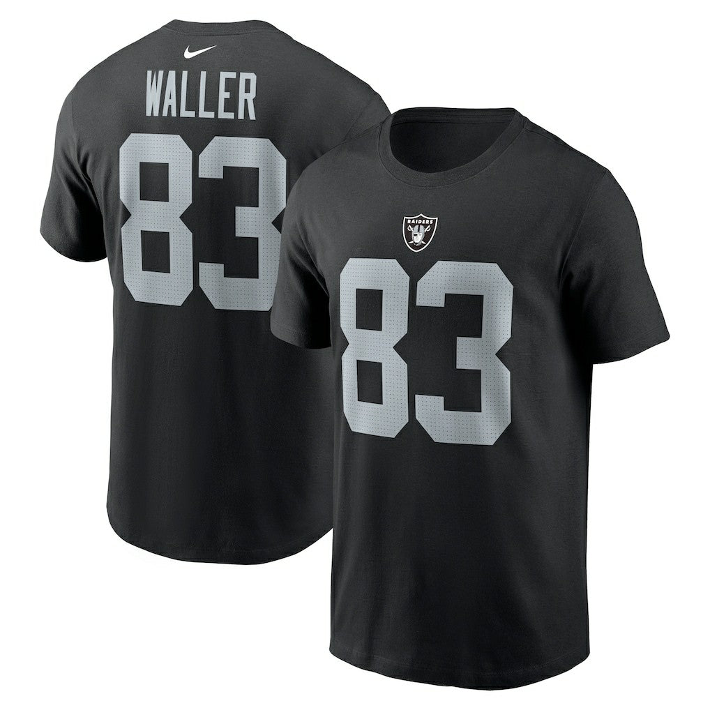 Darren Waller Las Vegas Raiders Player Name & Number T-Shirt - Black - Nike