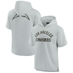 Los Angeles Chargers Unisex Elements Super Soft Fleece Short Sleeve Pullover Hoodie - Gray - Fanatics