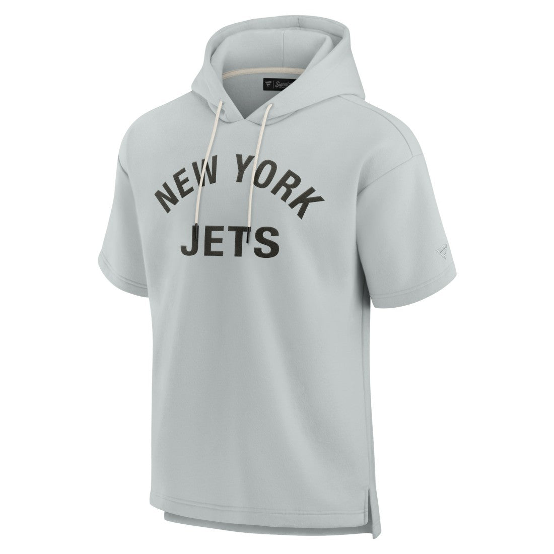 New York Jets Unisex Elements Super Soft Fleece Short Sleeve Pullover Hoodie - Gray - Fanatics