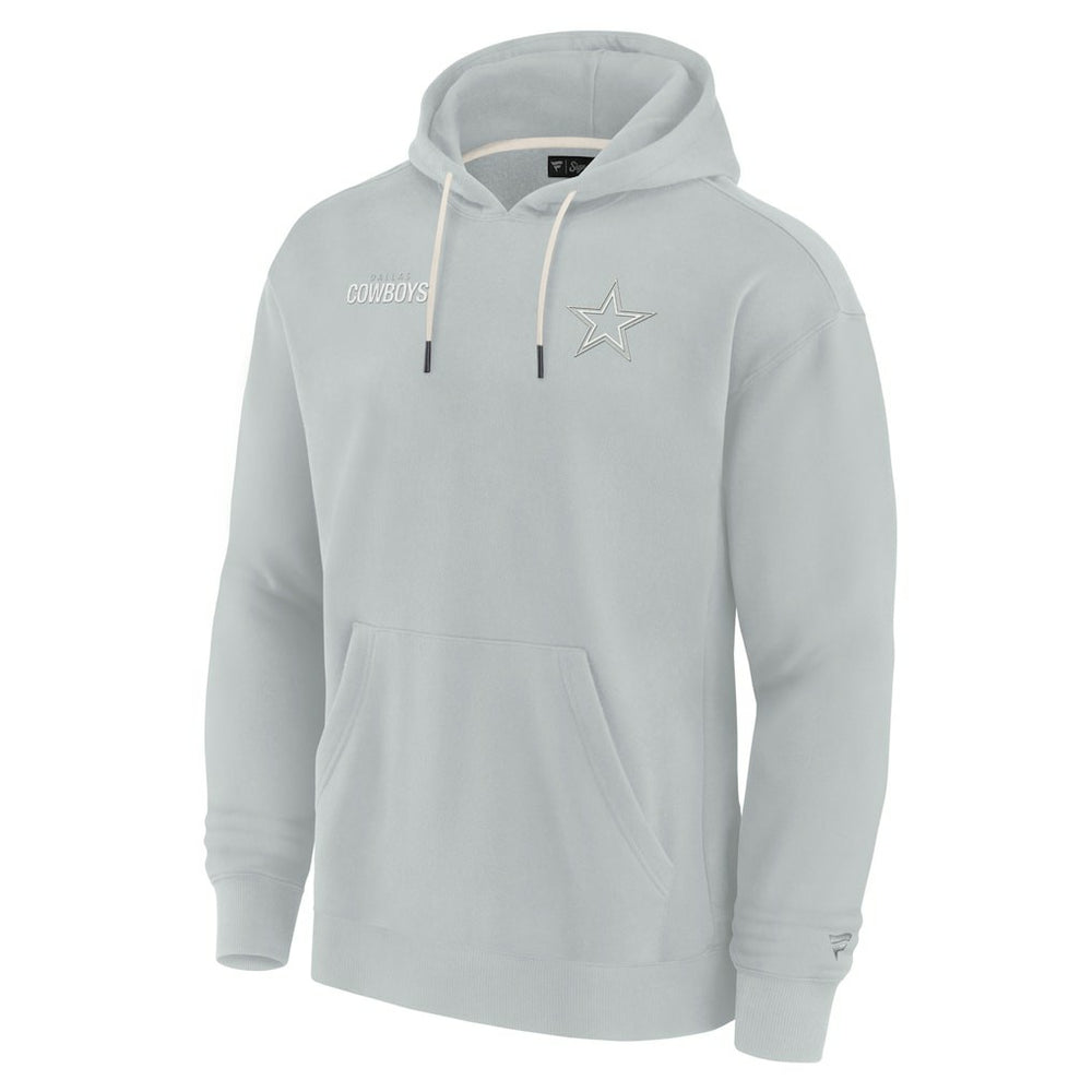 Dallas Cowboys Unisex Elements Super Soft Fleece Pullover Hoodie - Gray - Fanatics