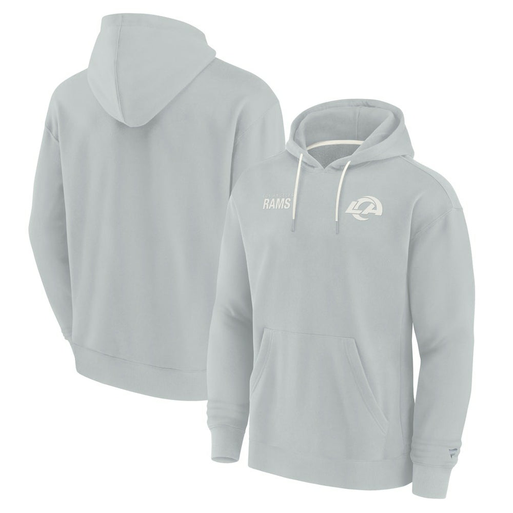 Los Angeles Rams Unisex Elements Super Soft Fleece Pullover Hoodie - Gray - Fanatics