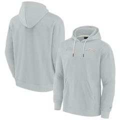 Los Angeles Chargers Unisex Elements Super Soft Fleece Pullover Hoodie - Gray - Fanatics
