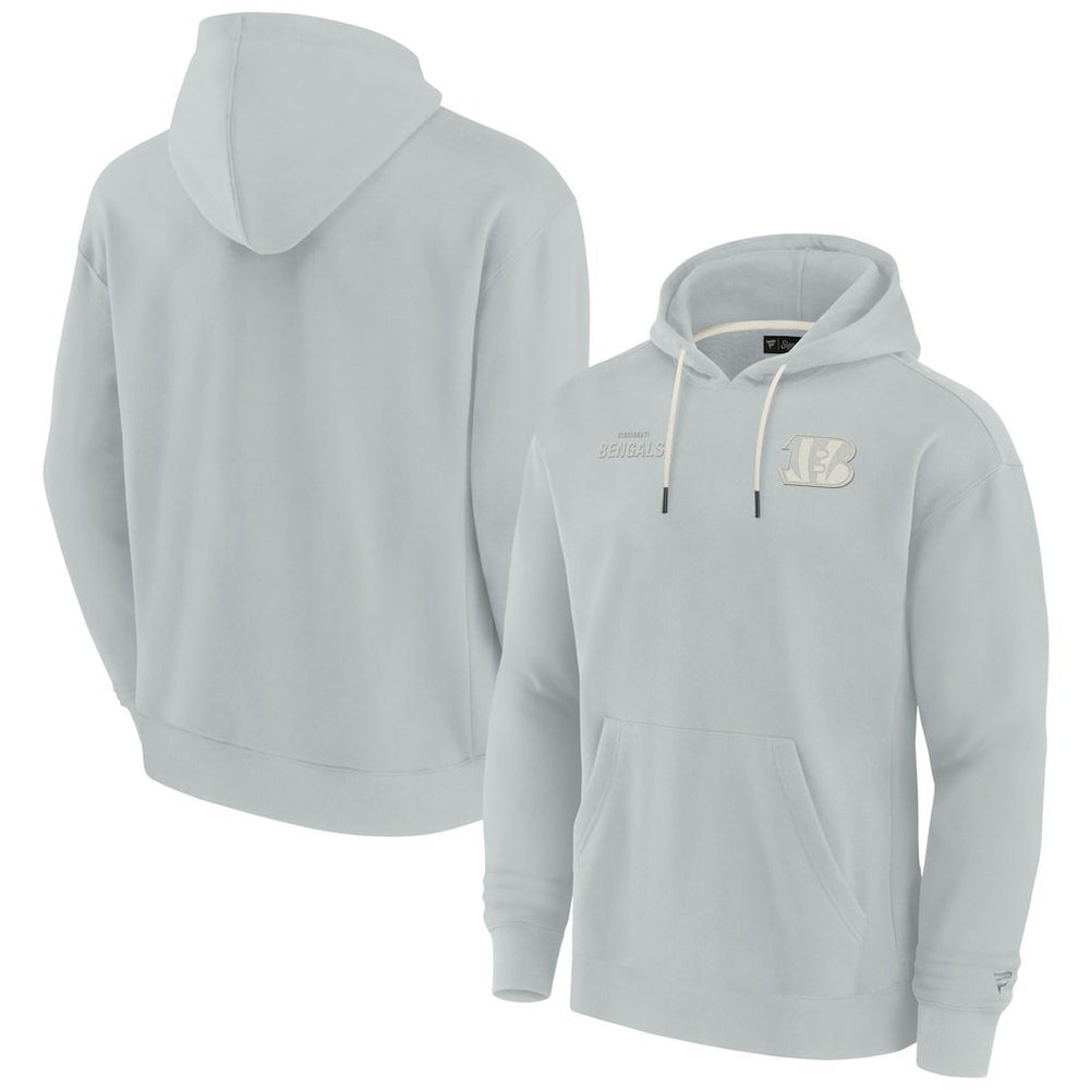 Cincinnati Bengals Unisex Elements Super Soft Fleece Pullover Hoodie - Gray - Fanatics