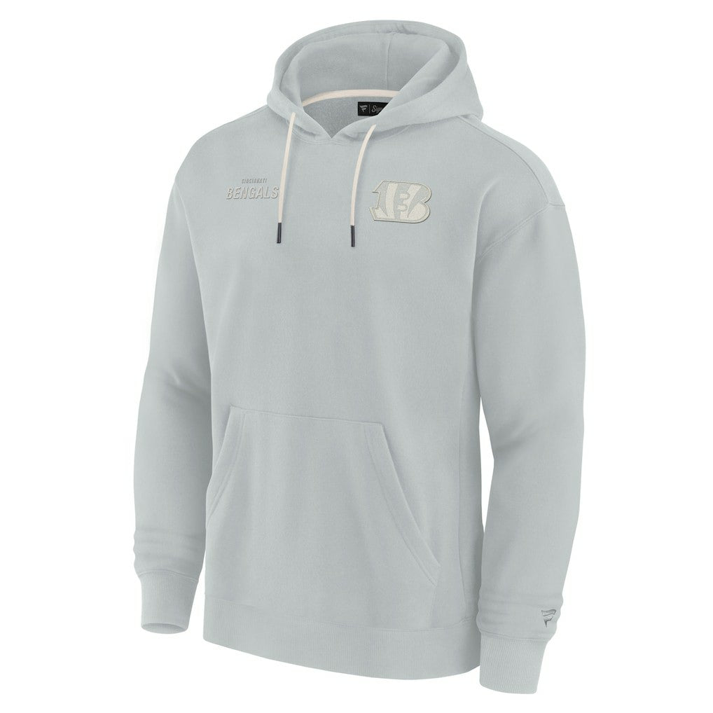 Cincinnati Bengals Unisex Elements Super Soft Fleece Pullover Hoodie - Gray - Fanatics
