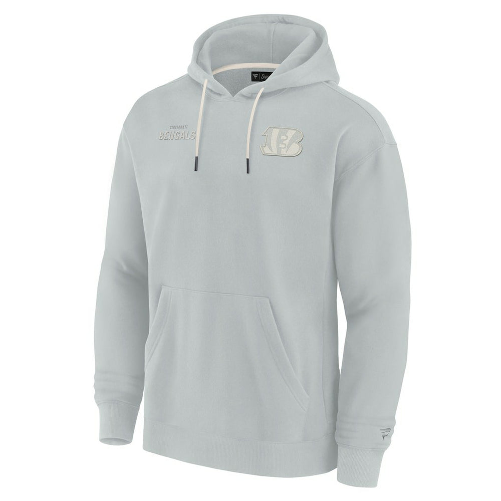 Cincinnati Bengals Unisex Elements Super Soft Fleece Pullover Hoodie - Gray - Fanatics