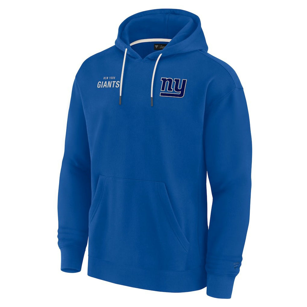 New York Giants Unisex Elements Super Soft Fleece Pullover Hoodie - Royal - Fanatics