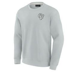Los Angeles Rams Unisex Elements Super Soft Pullover Sweatshirt - Gray - Fanatics