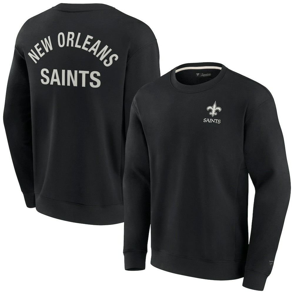 New Orleans Saints Unisex Elements Super Soft Pullover Sweatshirt - Black - Fanatics