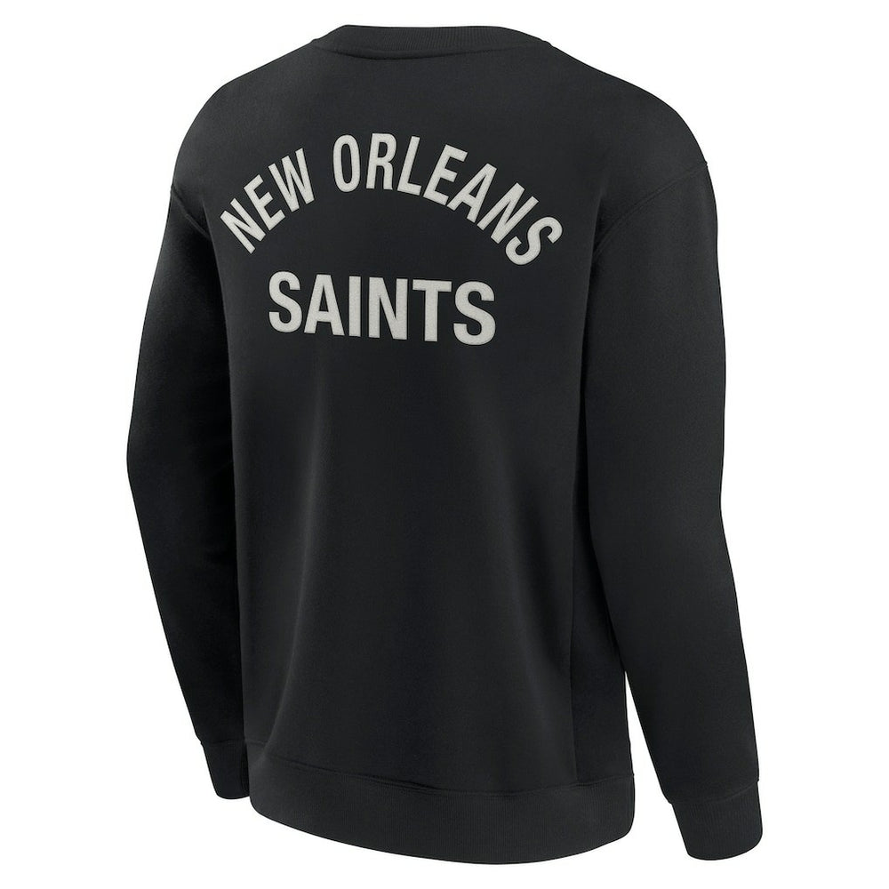 New Orleans Saints Unisex Elements Super Soft Pullover Sweatshirt - Black - Fanatics