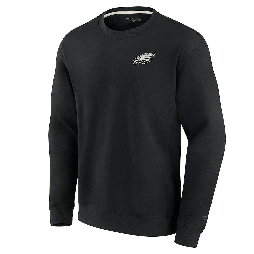 Philadelphia Eagles Unisex Elements Super Soft Pullover Sweatshirt - Black - Fanatics