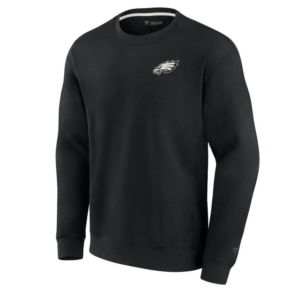 Philadelphia Eagles Unisex Elements Super Soft Pullover Sweatshirt - Black - Fanatics