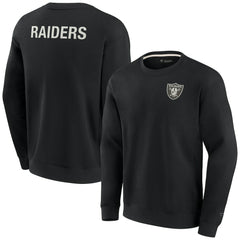 Las Vegas Raiders Unisex Elements Super Soft Pullover Sweatshirt - Black - Fanatics