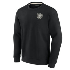 Las Vegas Raiders Unisex Elements Super Soft Pullover Sweatshirt - Black - Fanatics